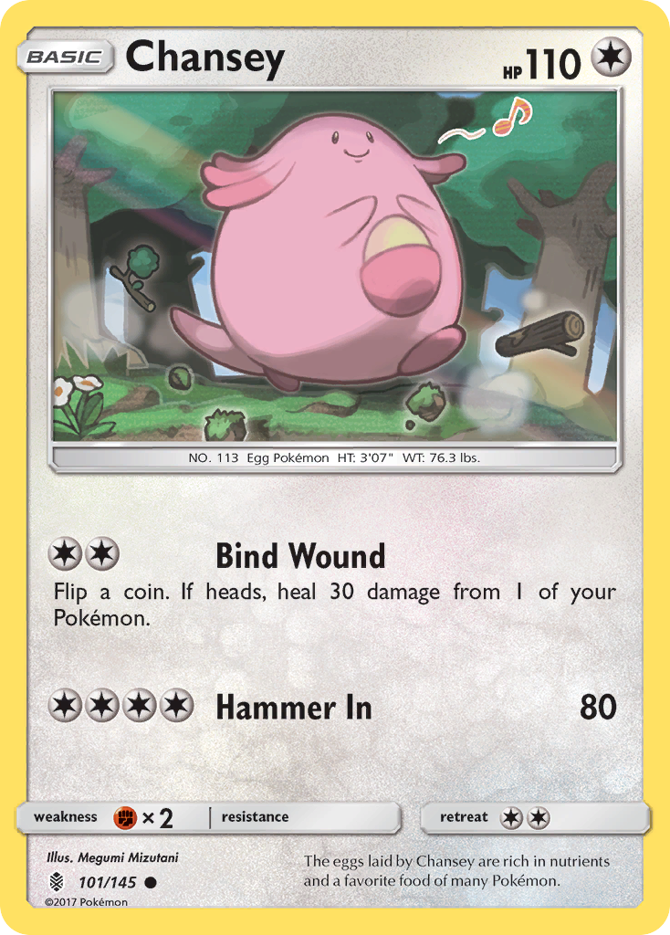 Chansey (101/145) [Sun & Moon: Guardians Rising] | Sanctuary Gaming