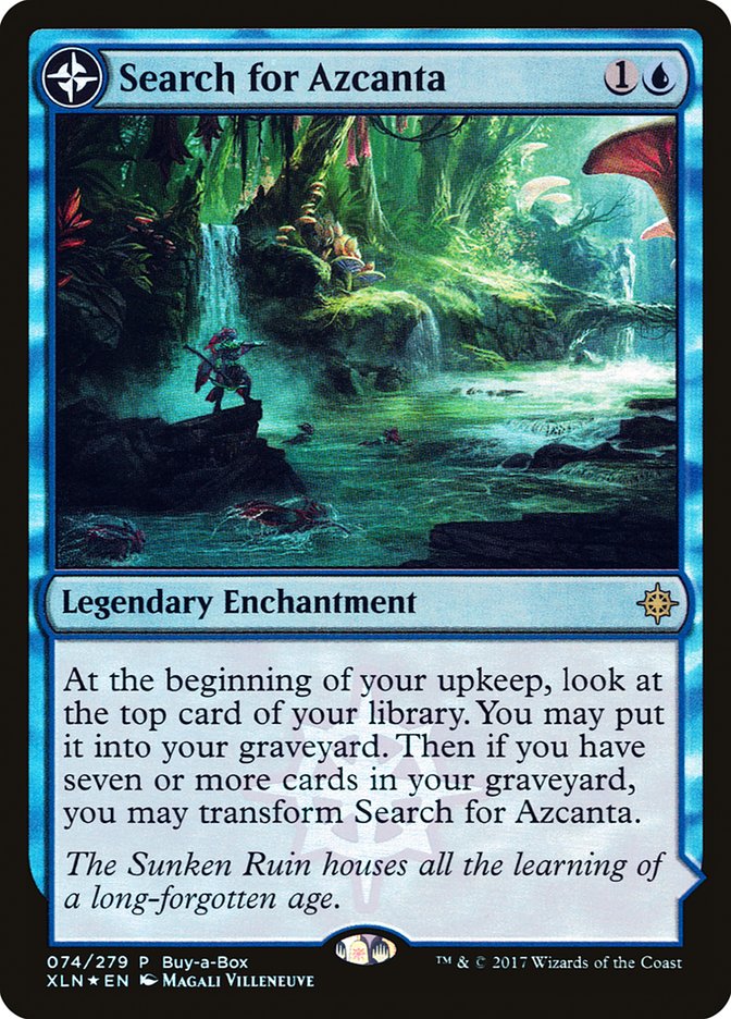 Search for Azcanta // Azcanta, the Sunken Ruin (Buy-A-Box) [Ixalan Treasure Chest] | Sanctuary Gaming