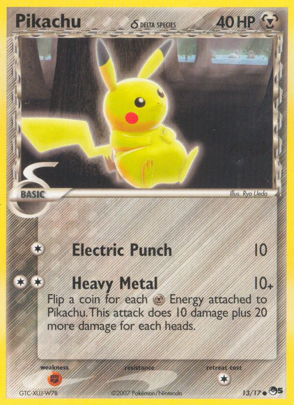 Pikachu (13/17) (Delta Species) [POP Series 5] | Sanctuary Gaming