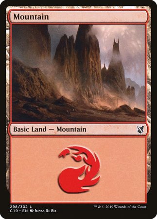 Mountain (298) [Commander 2019] | Sanctuary Gaming