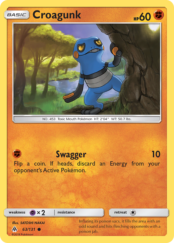 Croagunk (63/131) [Sun & Moon: Forbidden Light] | Sanctuary Gaming