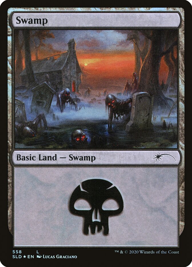 Swamp (Reanimated) (558) [Secret Lair Drop Promos] | Sanctuary Gaming