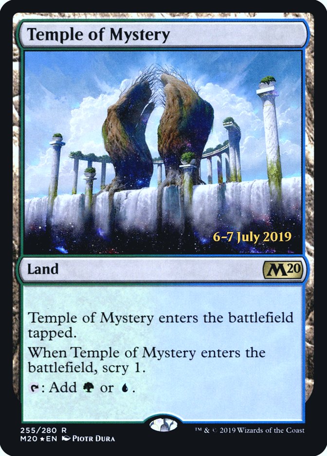 Temple of Mystery  [Core Set 2020 Prerelease Promos] | Sanctuary Gaming