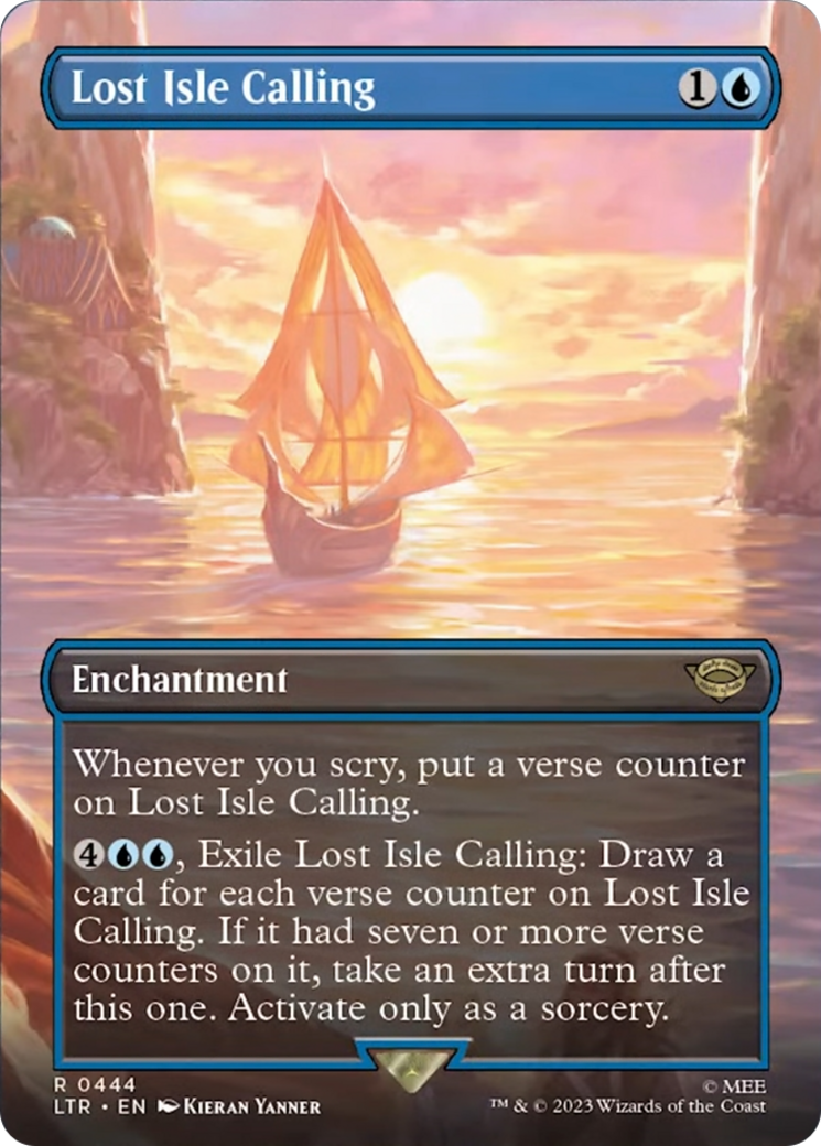 Lost Isle Calling (Borderless Alternate Art) [The Lord of the Rings: Tales of Middle-Earth] | Sanctuary Gaming