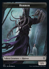 Horror // Centaur Double-sided Token [Commander Legends: Battle for Baldur's Gate Tokens] | Sanctuary Gaming