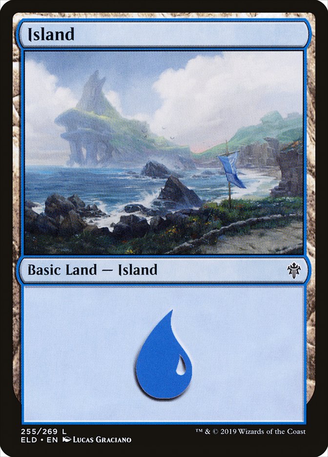 Island (255) [Throne of Eldraine] | Sanctuary Gaming