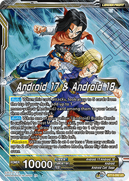 Android 17 & Android 18 // Android 17 & Android 18, Harbingers of Calamity (Uncommon) [BT13-092] | Sanctuary Gaming
