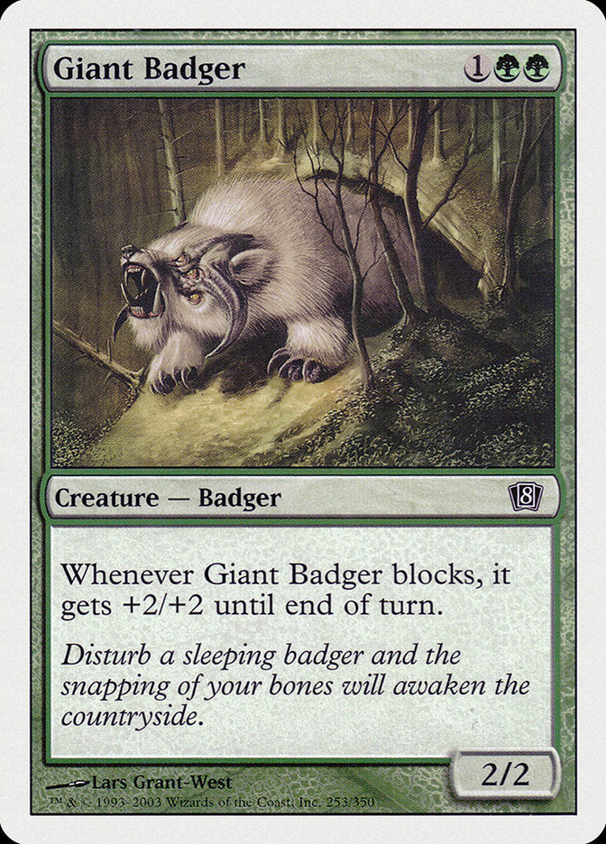 Giant Badger [Eighth Edition] | Sanctuary Gaming