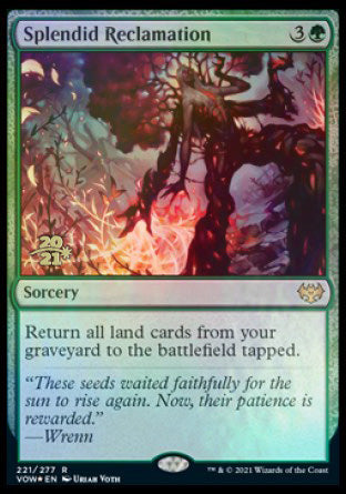 Splendid Reclamation [Innistrad: Crimson Vow Prerelease Promos] | Sanctuary Gaming