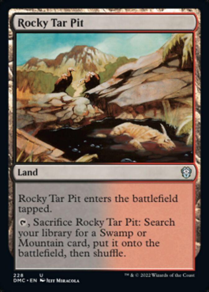 Rocky Tar Pit [Dominaria United Commander] | Sanctuary Gaming