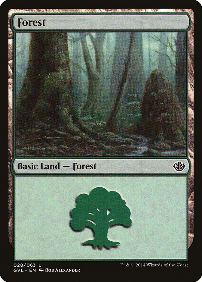 Forest (28) (Garruk vs. Liliana) [Duel Decks Anthology] | Sanctuary Gaming