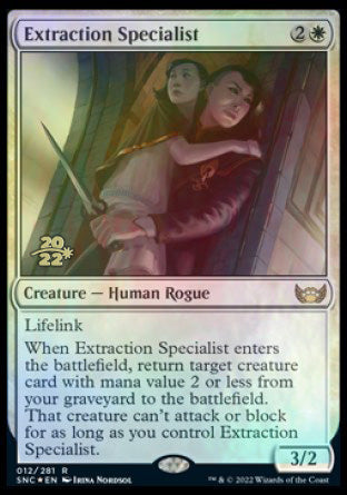 Extraction Specialist [Streets of New Capenna Prerelease Promos] | Sanctuary Gaming