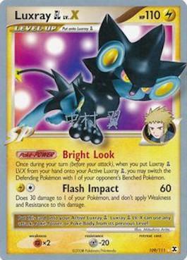 Luxray GL LV.X (109/111) (Crowned Tiger - Tsubasa Nakamura) [World Championships 2009] | Sanctuary Gaming