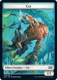 Cat // Copy Double-sided Token [Double Masters Tokens] | Sanctuary Gaming