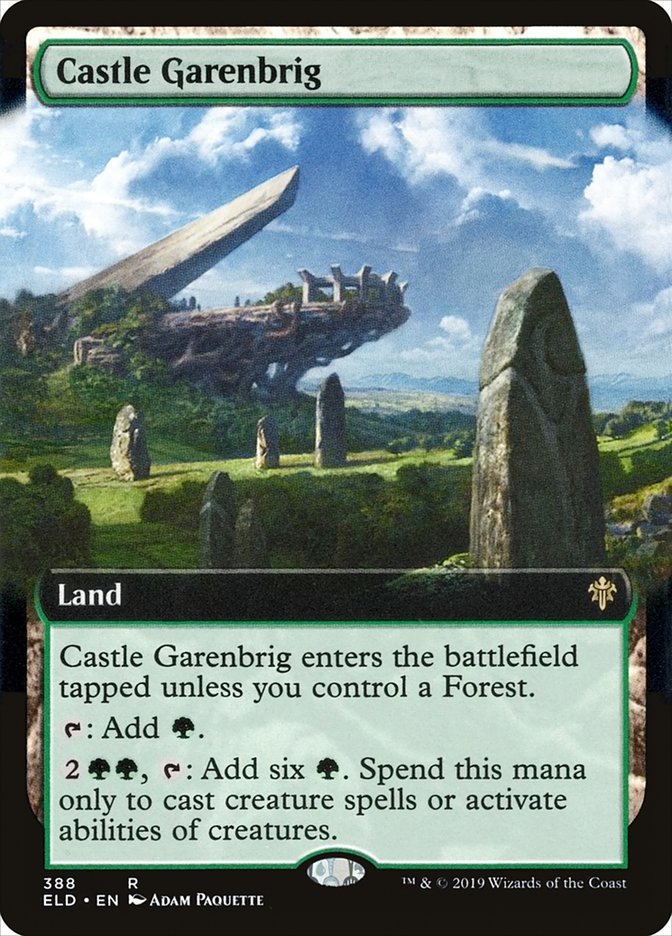 Castle Garenbrig (Extended Art) [Throne of Eldraine] | Sanctuary Gaming