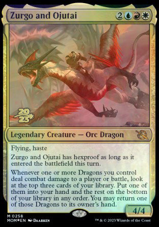 Zurgo and Ojutai [March of the Machine Prerelease Promos] | Sanctuary Gaming