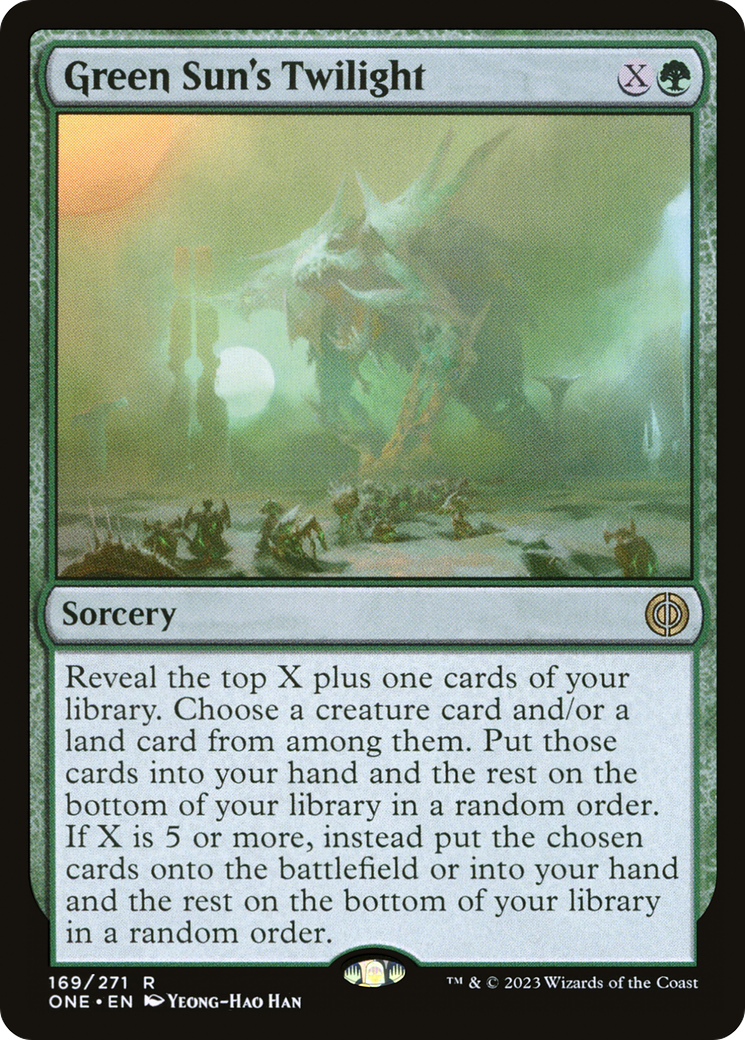 Green Sun's Twilight [Phyrexia: All Will Be One] | Sanctuary Gaming