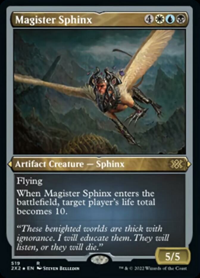 Magister Sphinx (Foil Etched) [Double Masters 2022] | Sanctuary Gaming