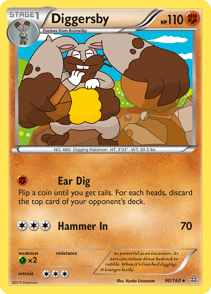 Diggersby (90/160) [XY: Primal Clash] | Sanctuary Gaming