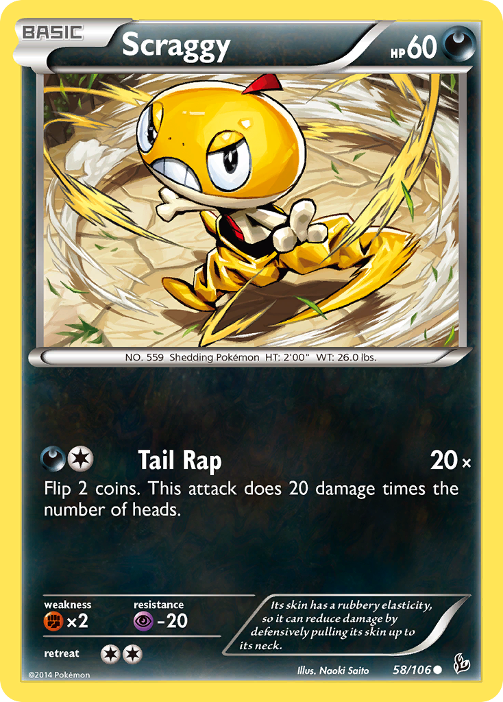 Scraggy (58/106) [XY: Flashfire] | Sanctuary Gaming