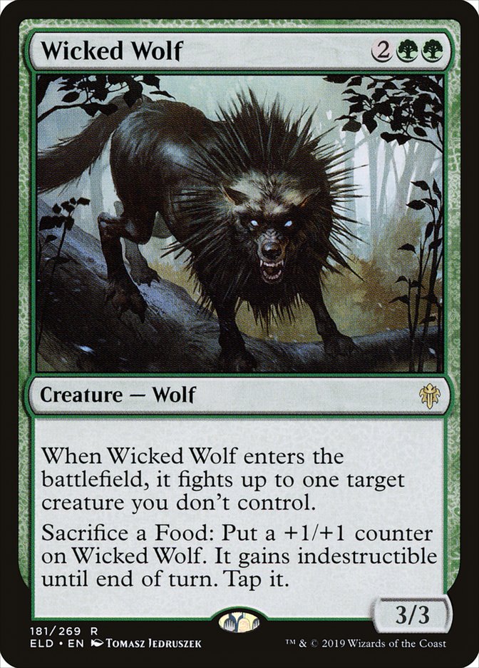 Wicked Wolf [Throne of Eldraine] | Sanctuary Gaming