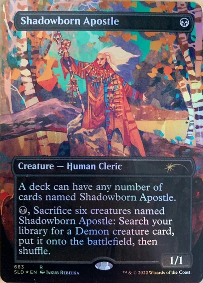 Shadowborn Apostle (Borderless) (683) [Secret Lair Drop Promos] | Sanctuary Gaming