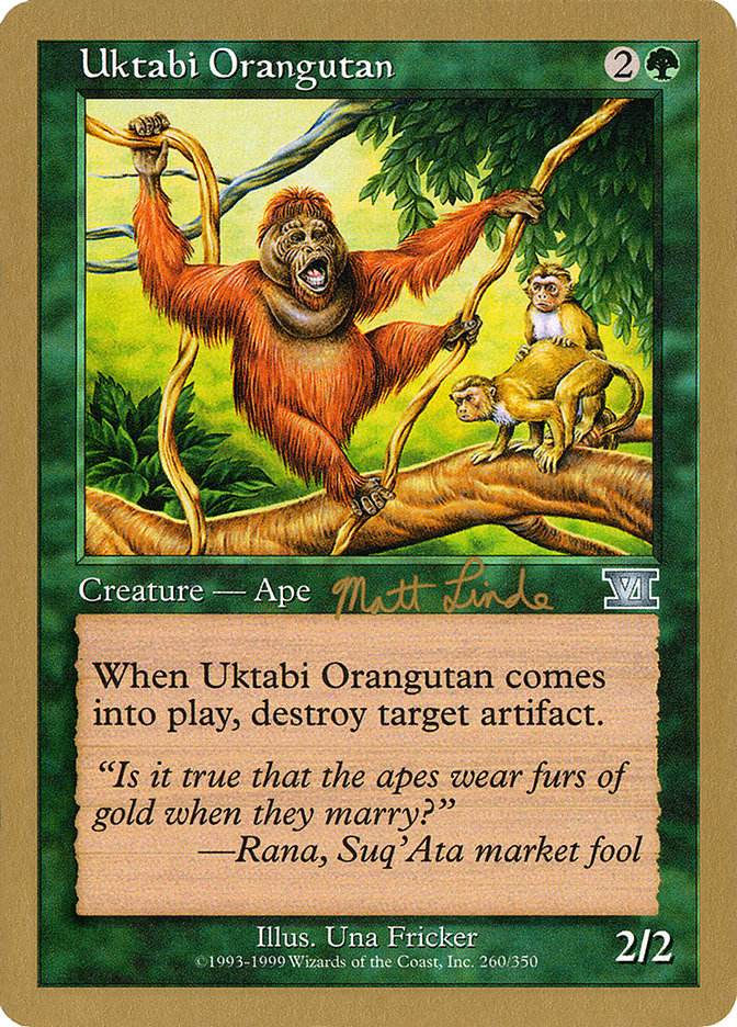 Uktabi Orangutan (Matt Linde) [World Championship Decks 1999] | Sanctuary Gaming