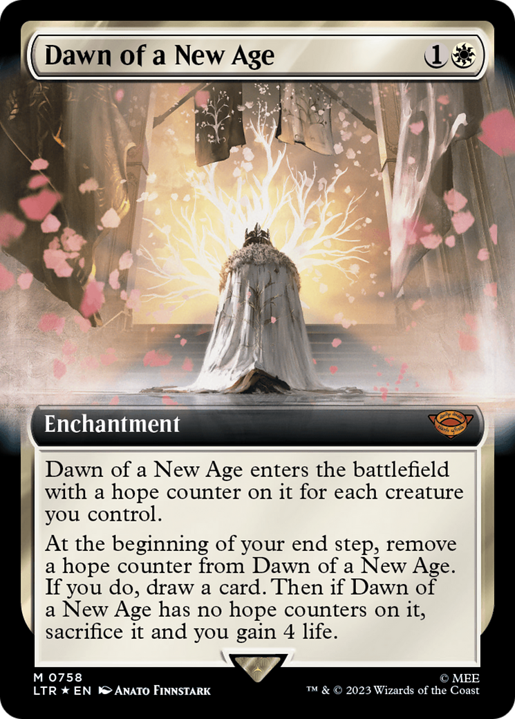Dawn of a New Age (Extended Art) (Surge Foil) [The Lord of the Rings: Tales of Middle-Earth] | Sanctuary Gaming