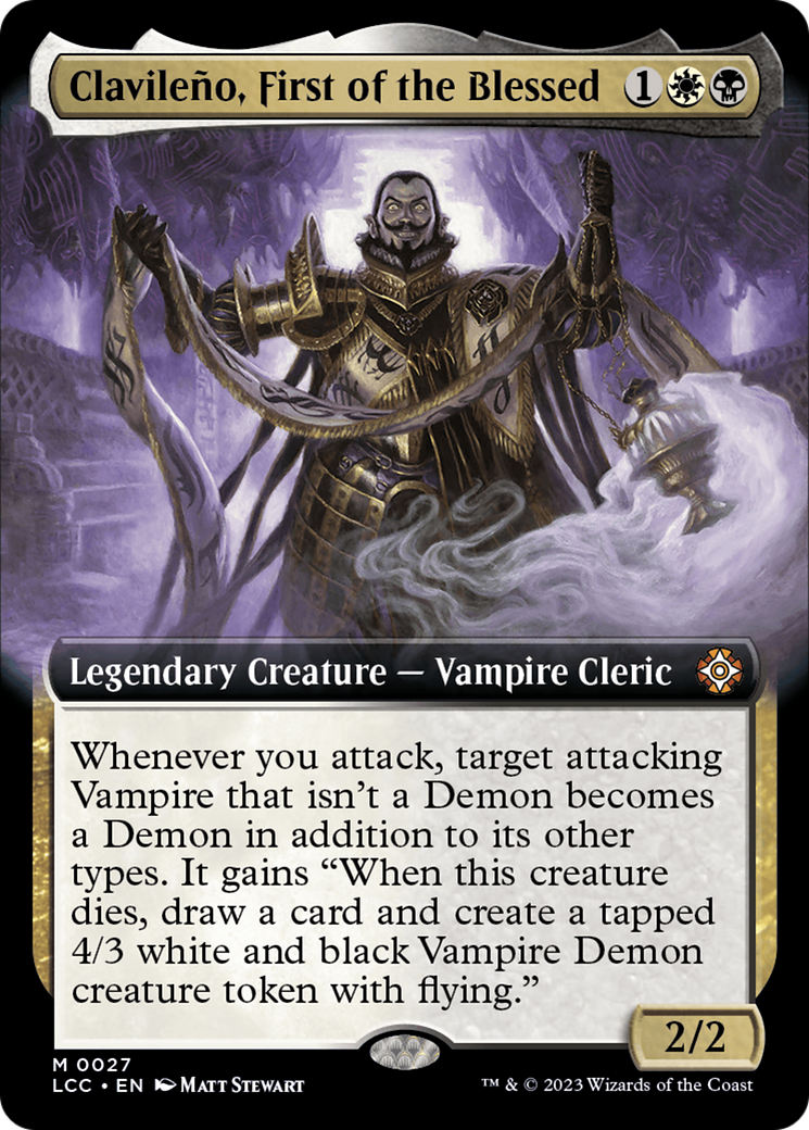 Clavileno, First of the Blessed (Extended Art) [The Lost Caverns of Ixalan Commander] | Sanctuary Gaming