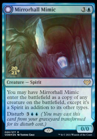 Mirrorhall Mimic // Ghastly Mimicry [Innistrad: Crimson Vow Prerelease Promos] | Sanctuary Gaming