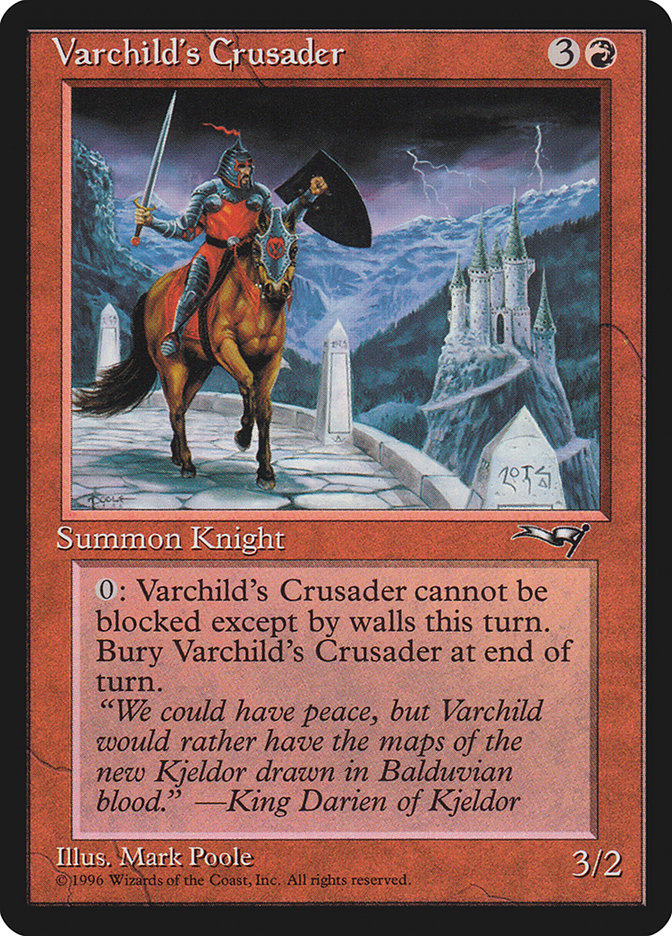 Varchild's Crusader (Brown Horse) [Alliances] | Sanctuary Gaming