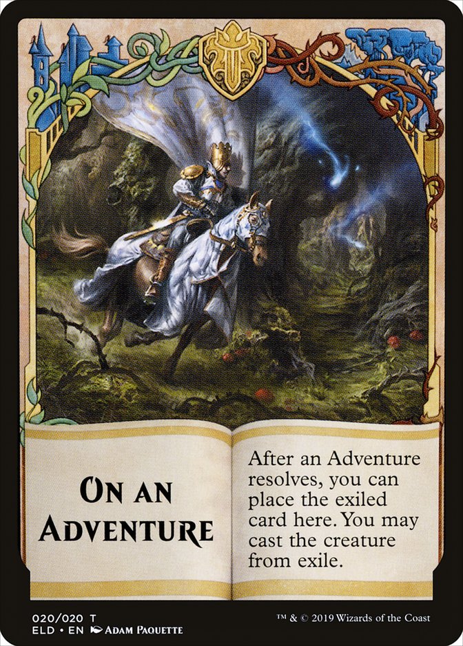 On an Adventure [Throne of Eldraine Tokens] | Sanctuary Gaming