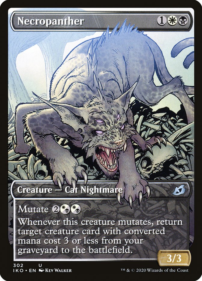 Necropanther (Showcase) [Ikoria: Lair of Behemoths] | Sanctuary Gaming