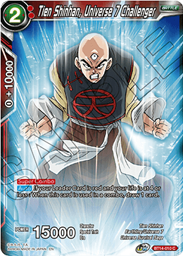 Tien Shinhan, Universe 7 Challenger (BT14-010) [Cross Spirits] | Sanctuary Gaming