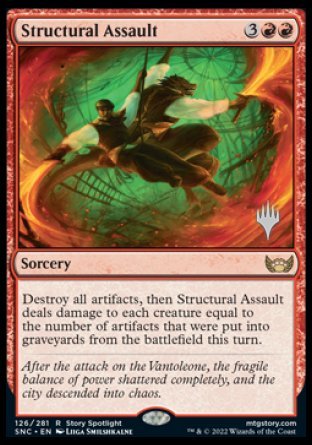 Structural Assault (Promo Pack) [Streets of New Capenna Promos] | Sanctuary Gaming