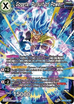 Gogeta, Pursuit of Power (SD12-02) [Rise of the Unison Warrior 2nd Edition] | Sanctuary Gaming