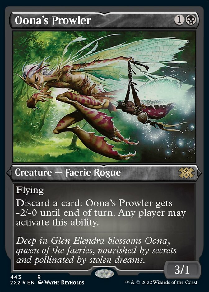 Oona's Prowler (Foil Etched) [Double Masters 2022] | Sanctuary Gaming