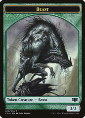 Elemental // Beast (019/036) Double-sided Token [Commander 2014 Tokens] | Sanctuary Gaming