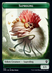 Illusion // Saproling Token [Commander Legends Tokens] | Sanctuary Gaming