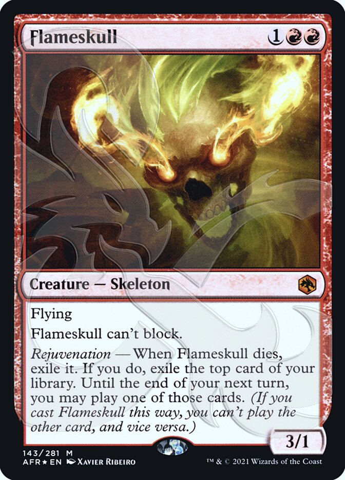 Flameskull (Ampersand Promo) [Dungeons & Dragons: Adventures in the Forgotten Realms Promos] | Sanctuary Gaming