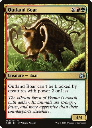 Outland Boar [Aether Revolt] | Sanctuary Gaming