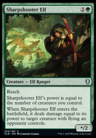 Sharpshooter Elf [Commander Legends: Battle for Baldur's Gate] | Sanctuary Gaming