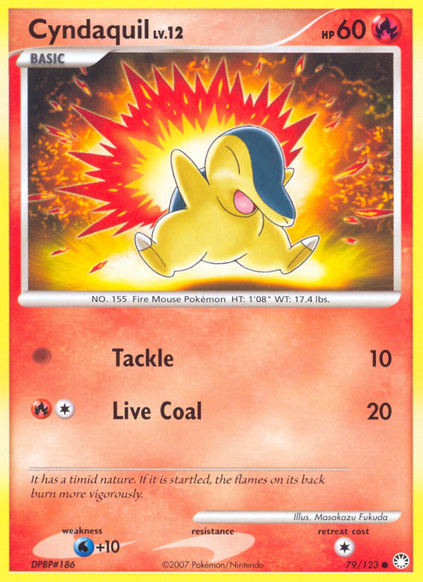 Cyndaquil (79/123) [Diamond & Pearl: Mysterious Treasures] | Sanctuary Gaming