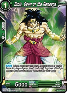 Broly, Dawn of the Rampage [BT1-076] | Sanctuary Gaming