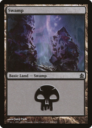 Swamp (308) [Commander 2011] | Sanctuary Gaming