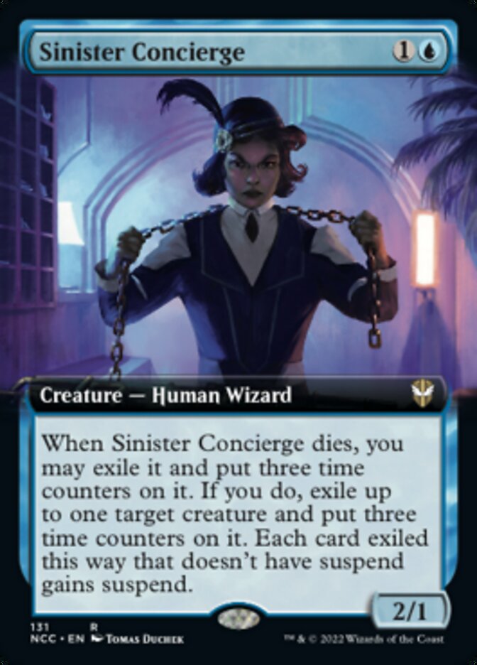 Sinister Concierge (Extended Art) [Streets of New Capenna Commander] | Sanctuary Gaming