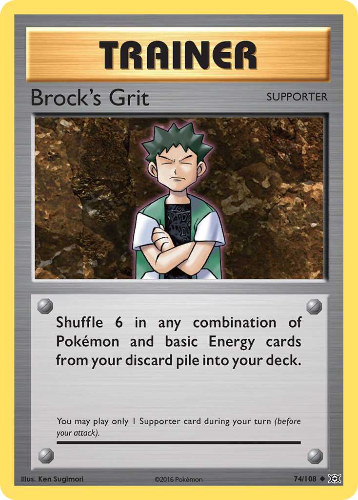 Brock's Grit (74/108) [XY: Evolutions] | Sanctuary Gaming