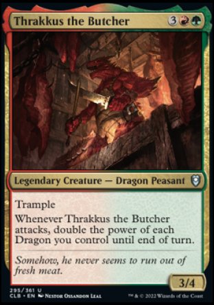 Thrakkus the Butcher [Commander Legends: Battle for Baldur's Gate] | Sanctuary Gaming