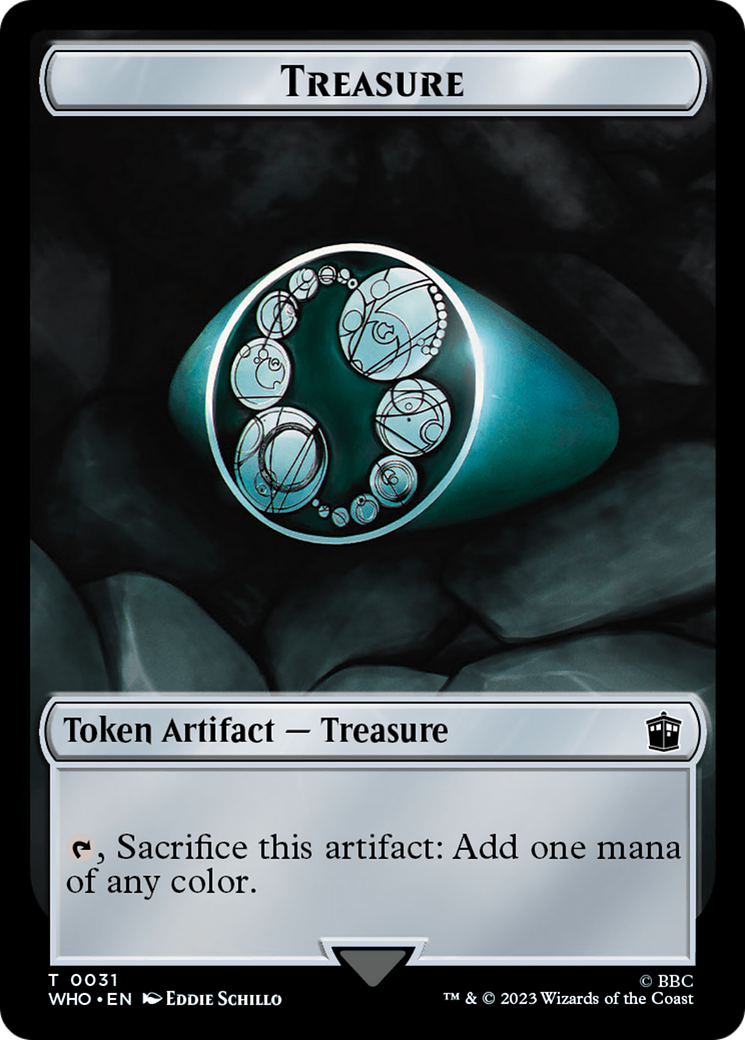 Copy // Treasure (0031) Double-Sided Token [Doctor Who Tokens] | Sanctuary Gaming