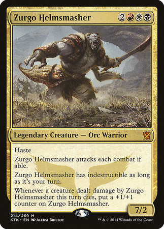 Zurgo Helmsmasher [Khans of Tarkir] | Sanctuary Gaming